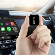 Wired to Wireless Carplay 2-in-1 Adapter USB/Type-C for Carplay and Android Auto  Penyesuai 2-dalam-