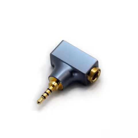 DD HiFi DJ44B/DJ44C Mark II 4.4mm Female to 2.5/3.5 Male Headphone Adapter With Gold-Plated Copper S