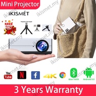 【Hot sale in stock】Android Projector Classroom Smart LCD Projector Mini Projector 7500 lumens, Andro