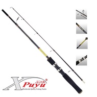 (TEAM XPUYU) JORAN PANCING SPINNING SOLID FIBERGLASS (4.6-8FT) XPUYU TIGER STIK FISHING ROD WITH PRE