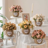⭐Flower Basket Living Room Artificial Flower Artificial Flower Decoration Table Flower Decoration Fl