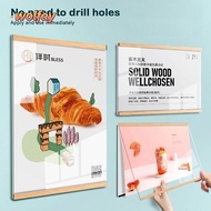 YOLANDA Display Frame, Acrylic A3/A4/A5 Certificate Frame, Magnetic Wall Mounted Transparent Photo F