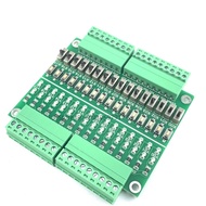 DC5-28V PLC debugging simulation board 16 input and output test board supports NPN/PNP/ relay input 