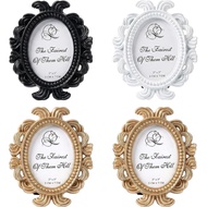 4Pcs all Gold Picture Frames Set, 3.2 x 3.8 Inch Mini Gold Frames, Vintage Mini Picture Frames Suita