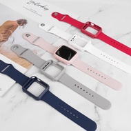 ▣❖T500 W26 X7 FK78 FK88 AK76 M16 Smart Watch Silicone Strap+Case 44mm Protective Soft Cover Case Ser