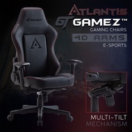 FREE SHIPPING GTGAMEZ Atlantis Gaming Chair Racing Video Game Chair with Ergonomic Backrest and Seat Height Adjustment