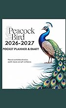 Peacock Bird 2026-2027 Pocket Planner and Diary