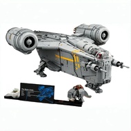 Large 6187pcs Spacecraft Model Star Mandalorian Razor Crest Spaceship 75331 Home Decoration Toys For