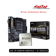 AMD Ryzen 5 1500X R5 1500X Original Used CPU + ASUS TUF B450M PRO GAMING Original New Motherboard Su