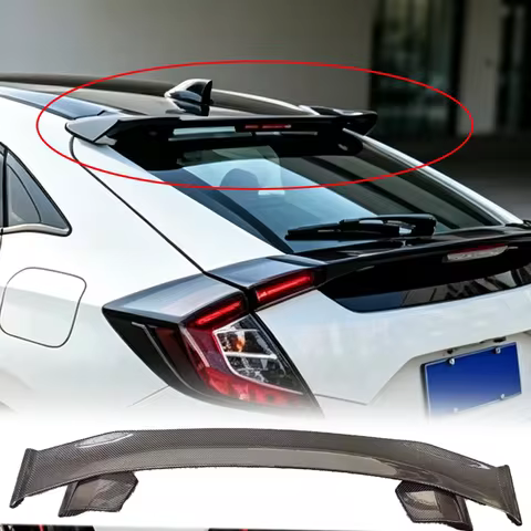 for Honda's tenth generation Civic FK7 FK8 100% carbon brazing rear spoiler luggage compartment rear