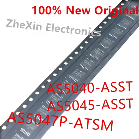 5PCS/Lot AS5040-ASST 、AS5045-ASST 、AS5047P-ATSM New Programmable Magnetic Rotary Encoder Chip AS5040