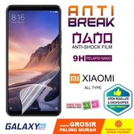 LAYAR ANTI-SCRATCH SCREEN PROTECTOR XIAOMI REDMI NOTE 2 S2 3 4 4A 5 5A Prime 5 PRO 6 6X 6A 6 PRO 8 L