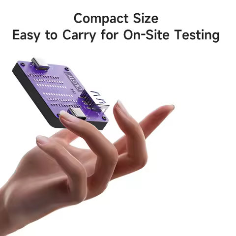 MECHANIC TC-24 IPhone/Android Cable Test Circuit Tester Dual-ended TYPE-C/USB CR2032 Battery Include