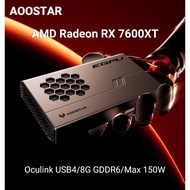 AOOSTAR EGPU Expansion Card 8 GB GDDR6 RDNA3 Architecture AMD Radeon RX 7600XT, Oculink+Usb4 1Year W