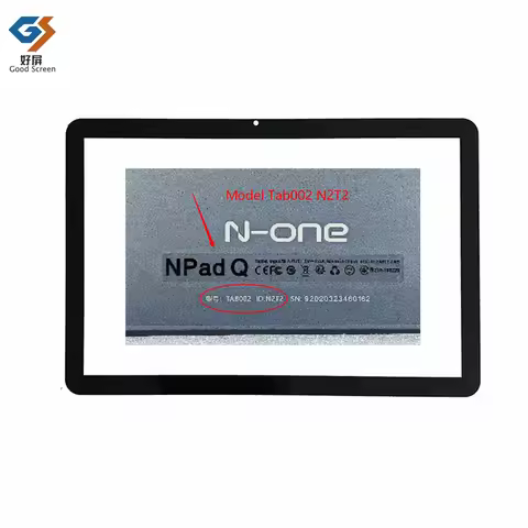 Black New 10.1Inch For N-one Npad Q TAB002 Tablet Capacitive Touch Screen Digitizer Sensor Model N2T