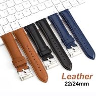 Leather Strap for Fossil FS5237 FS5132 FS5241 Band 22mm 24mm Quick Release Universal Belt Bracelet for Men's Watch Band Accessories