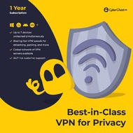 CyberGhost VPN 7-Device 1-Year Software Original All Operating Systems