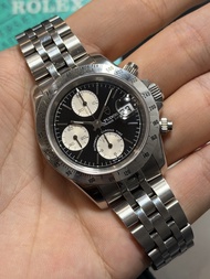 ✅⚫️🐼Full set有出世紙-平玩計時款-黑面 ⚫️✅ Vintage帝舵TUDOR  chronograph Big Block 79280✅no 79180 79170 79090✅保證對期✅