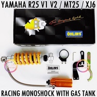 YAMAHA R25 V1 V2 / MT25 / XJ6 MONOSHOCK GAS 275MM ABSORBER SUSPENSION GANTUNG REAR MONO SPRING RCB R