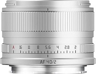 TTARTISAN AF 40mm F2 Full Frame Autofocus Camera Lens Compatible with L-Mount Mirrorless Cameras SL 