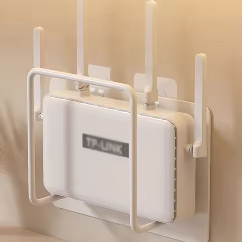 Router Shelf Wall Mount WiFi Router Storage Holder Modem Cable Router Cover Organized Power Strip Ca