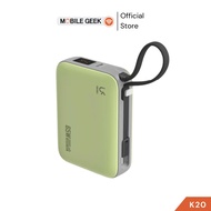 (มี CCC)  UKIKI รุ่น K20 Powerbank 20000mAh PD65W Super Fast Charge พาวเวอร์แบงค์ชาร์จเร็ว สาย Type-
