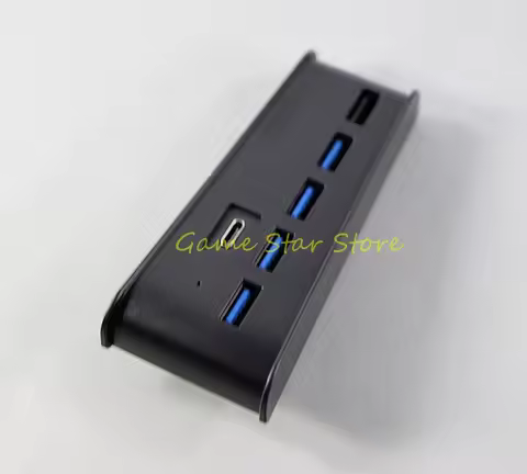 1pc For PlayStation 5 PS5 USB HUB USB3.0 Splitter Expander High Speed Hub Adapter with 5 USB A + 1 U