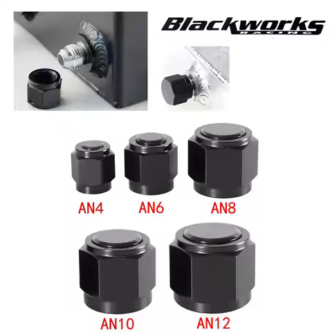 1Pcs High Quality Hex Head Port Fitting AN4 AN6 AN8 AN10 AN12 Adapter Female Flare End Cap Plug Tube
