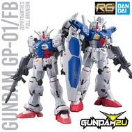 BANDAI RG 1/144 Gundam GP01 Zephyranthes / GP01Fb Full Burnern - Plastic Model Kit Readl Grade Gunda