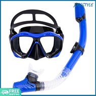 Snorkel Kit Anti-Fog Scuba Diving Mask Professional Snorkeling Gear Swim Dive Mask for Snorkeling Sc