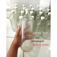 Botol bekas botol kaca ukuran 1liter botol untuk bensin atau