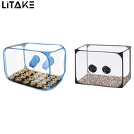 Litake 35.8x23.2x22.8inch Mushroom Still Air Box Portable Mushroom Growing Container Pop Up Grow Tent Kit For Mycology Horticulture Supplies