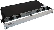 Tripp Lite Preloaded Fiber Panel, 65.6 feet / 20 Meter, 1U Rackmount 2x12F MTP/MPO-APC to 4xLC F/M O