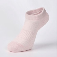 素面抗菌運動踝襪 - 粉紅(M)
