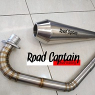 Keeway 152 cafe racerknalpot - keeway 202 k-light by Scr racing