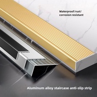 Aluminum alloy step step anti-skid strip Stair step edge strip Large right angle floor Tile hemming 