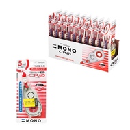 Tombow Pencil Correction Tape MONO CX Refill Cartridge 5mm (For CT-CX5) 10 Pieces CT-CR5-10P [Direct