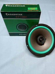 6'5 inch 2pcs roadstar VO-602 50W 12V 4ohm car speaker Audio in Coaxial Speaker with tweeter Roadstar