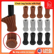 Carpet Chair Leg Sock Protector Furniture Feet Sleeve Table Cover Anti-slip Pembalut Penutup Sarung 