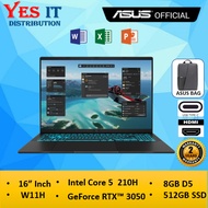 ASUS Gaming V16 (V3607V-JRP188WS) Intel Core 5 210H / RTX 3050 6GB / 16.0-inch / 8GB DDR5-5600 / 512