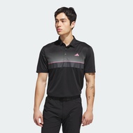 adidas Golf Performance Allover Print Polo Shirt Men Black JL5248