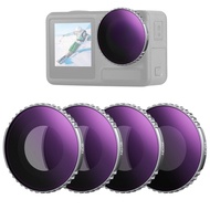 NEEWER FL-B04 4-Pack ND Filter Set ฟิลเตอร์กล้อง สำหรับ DJI Osmo Action 5 Pro/4 ลดแสง 8 สต็อป
