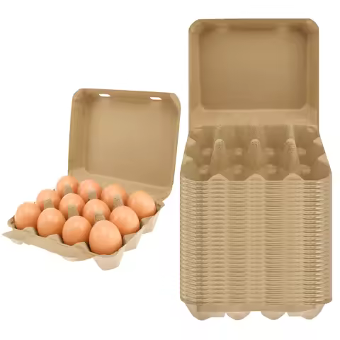 20/30pcs Egg Storage Box Paper Egg Organizer Tray for Farm,3x4 Egg Protect Holder Tray for Home Kitc