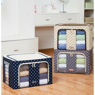 Storage Box 66 liters STEEL frame Double Zipper Large Box 66L