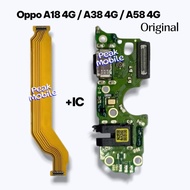Oppo A18 4G Charging Connector Board A38 4G/ A58 4G/ + Oppo A18 4G Flexible Board A38 4G/ A58 4G/ Or