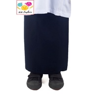 Ventino Kain Baju Kurung Biru Gelap Sekolah Rendah Kain Licin/Keras (KAIN SAHAJA)