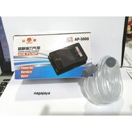 MESIN YAMANO AP 3000 2-hole air bubble machine aerator pump package + 1m AS hose (2 pcs)