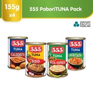 555 PaboriTUNA pack (555 Tuna Afritada, 555 Tuna Bicol Express, 555 Tuna Sisig, 555 Tuna Caldereta)