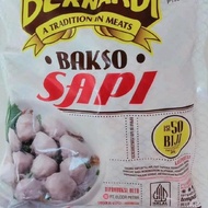 Bakso Sapi Bernardi ukuran besar 50pcs Food Frozen