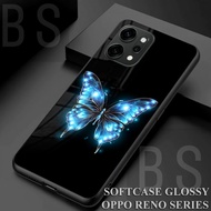 HP [ AF39 BUTTERFLY ]Glossy HD Case Oppo RENO 10/10 PRO/10 PRO PLUS/11/11 PRO/11F/12/12 PRO/12 F/13 